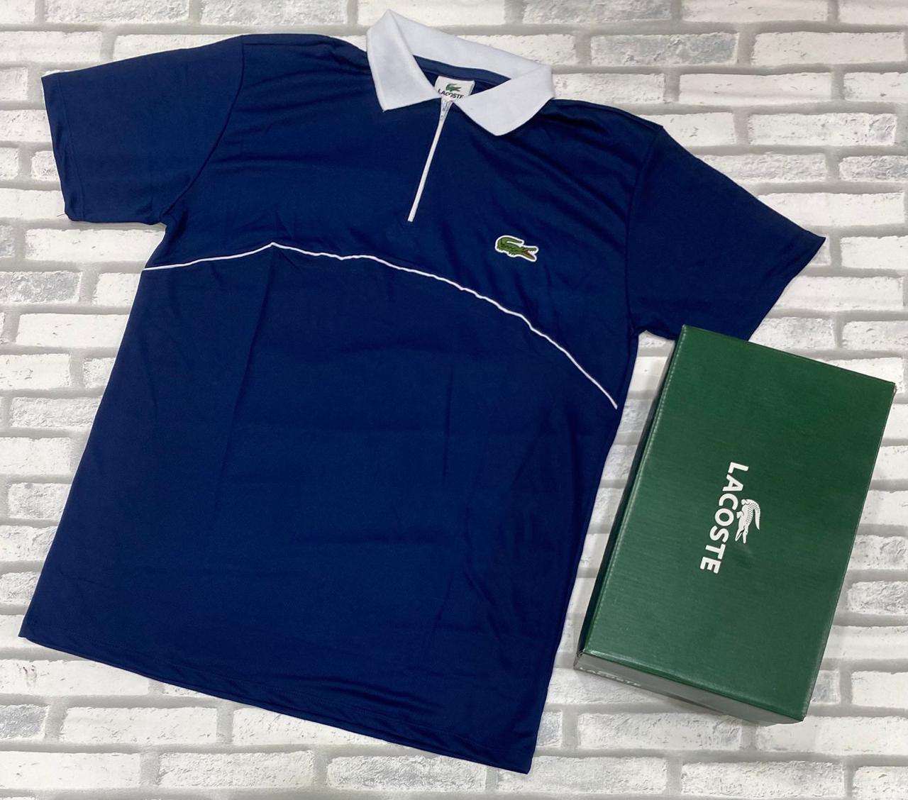Polo Lacoste Azul Escuro
