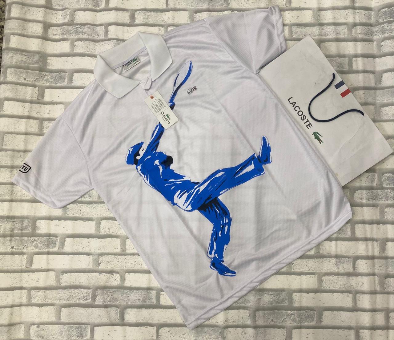 Polo Lacoste Movement em Piqué Ultraleve - Branco